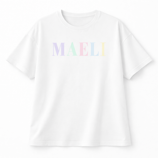 PREORDER - Maeli pastels oversized T-Shirts (end of March delivery)