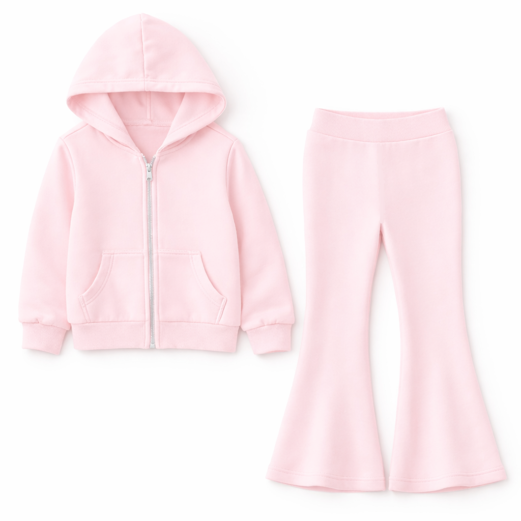 PREORDER - Maeli pink zip up diamanté tracksuit mama & mini matching (end of March delivery)