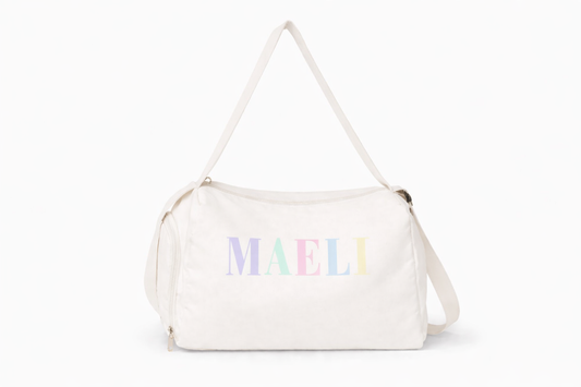 PREORDER - Maeli pastel sports bag (start of March delivery)
