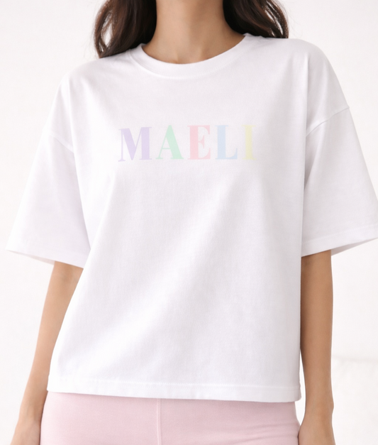 PREORDER - Maeli pastels oversized T-Shirts (end of March delivery)